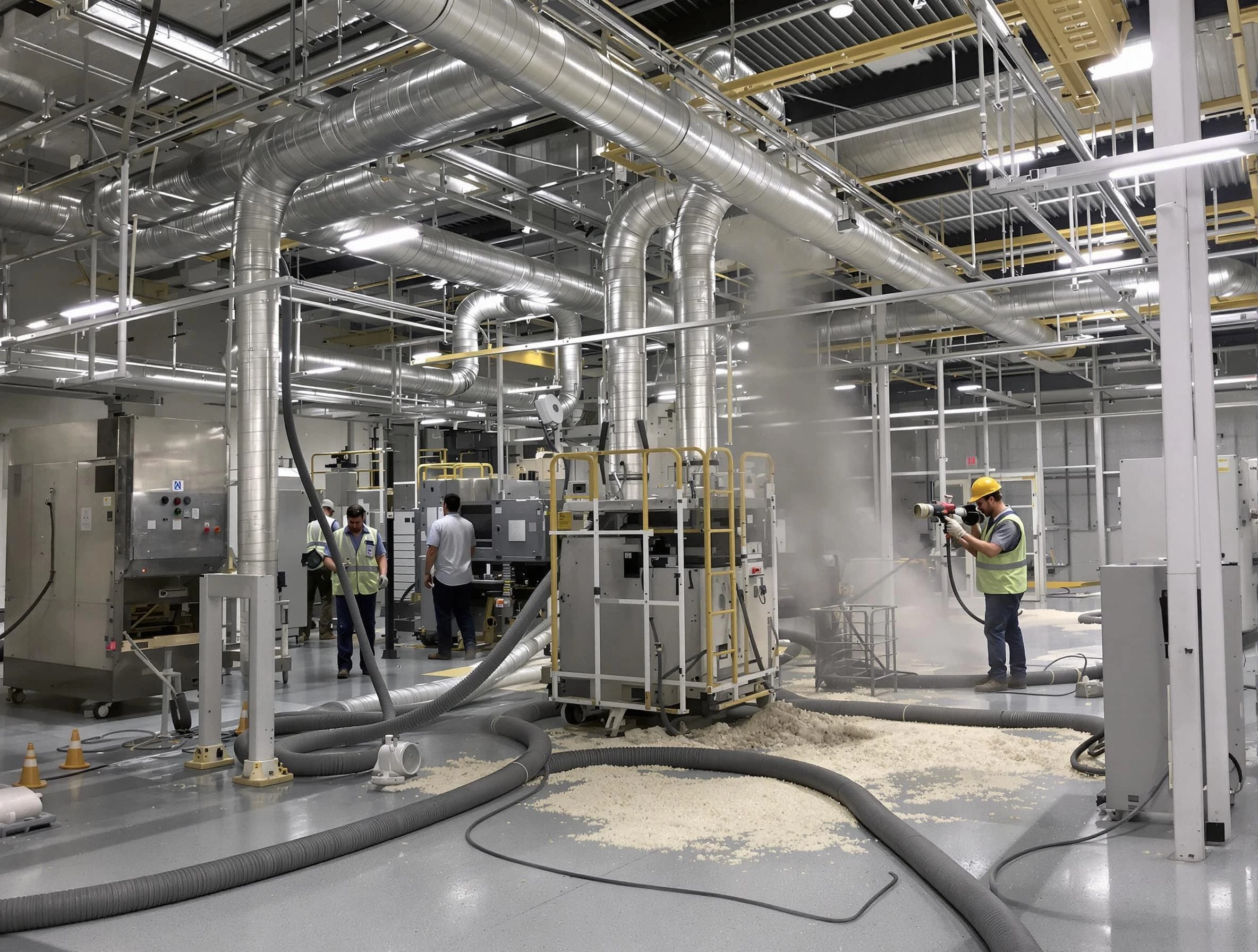 Heavy-duty industrial duct cleaning by Beverly Air Duct Cleaning in Beverly