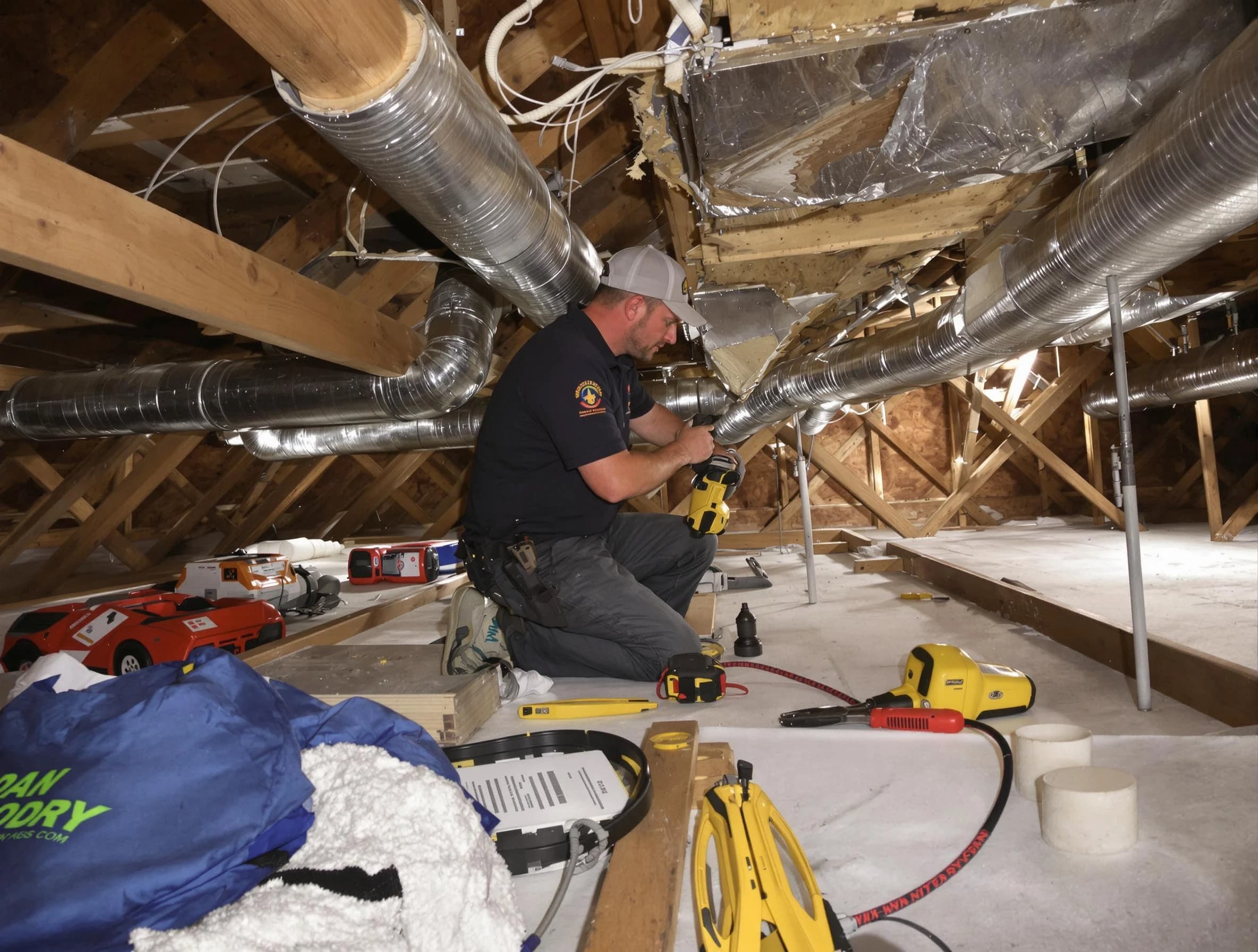 Professional air duct repair by Beverly Air Duct Cleaning in Beverly