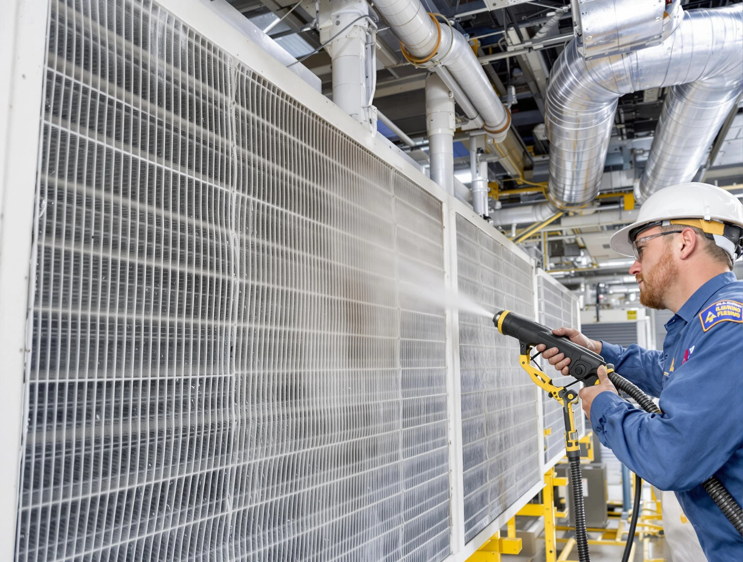 Professional commercial coil cleaning by Beverly Air Duct Cleaning in Beverly